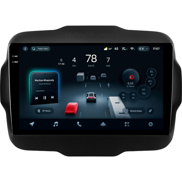 Штатна магнітола Teyes CC4 8+128 Gb Jeep Renegade 2014-2018 9" 2k