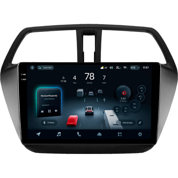 Штатна магнітола Teyes CC4 8+128 Gb Suzuki SX4 2 S-Cross 2012-2016 9" 2k