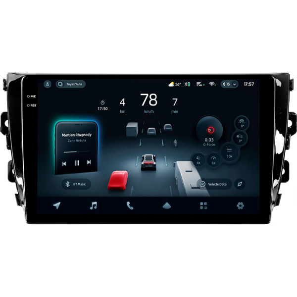 Штатна магнітола Teyes CC4 8+128 Gb Zotye T600 2014-2019 10" 2k
