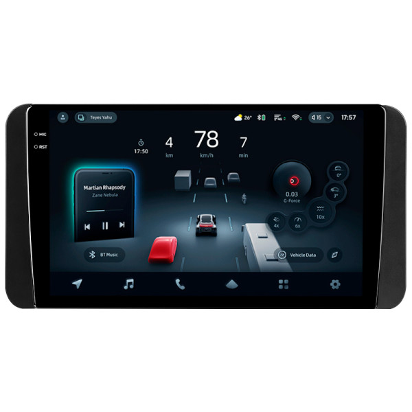 Штатна магнітола Teyes CC4 8+128 Gb Toyota Wigo 2022-2023 (F2) 9" 2k