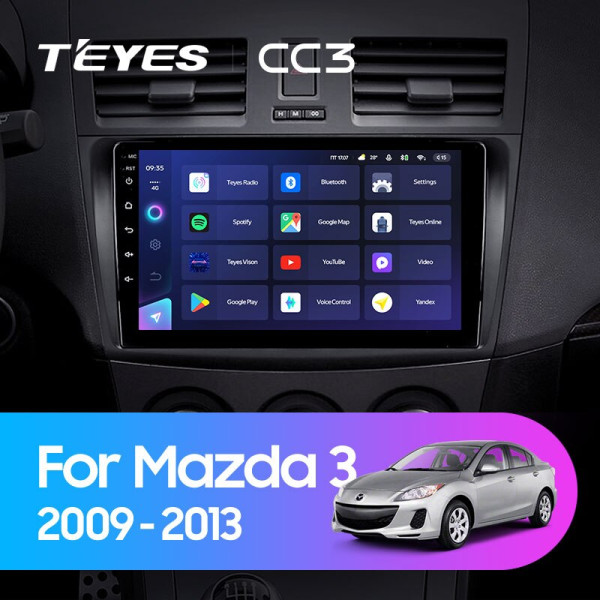 Teyes CC3 Mazda 3 2 2009-2013 9" Штатна магнітола