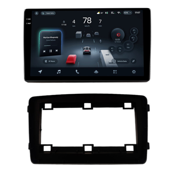 Штатна магнітола Teyes CC4 8+128 Gb Mercedes Benz UNIVERSAL FRAME 1998-2006 9" 2k