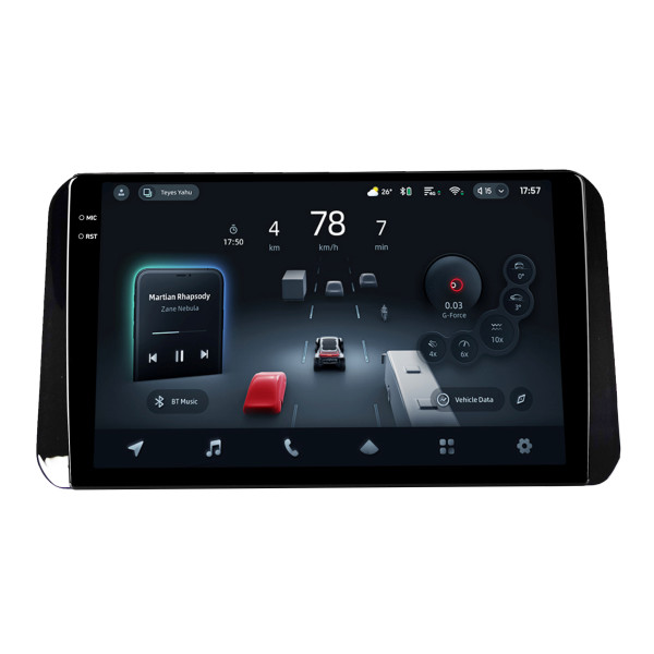 Штатна магнітола Teyes CC4 8+128 Gb Toyota YARIS 2023 UV Black 9" 2k