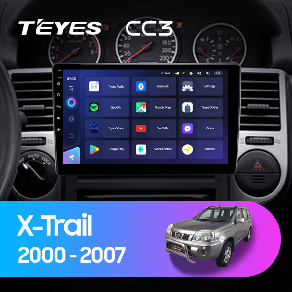 Teyes CC3 Nissan X-Trail 1 T30 2000-2007 10" Штатна магнітола