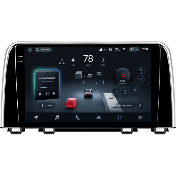 Штатна магнітола Teyes CC4 8+128 Gb Honda CR-V CR-V 5 RT RW 2017-2022 9" 2k