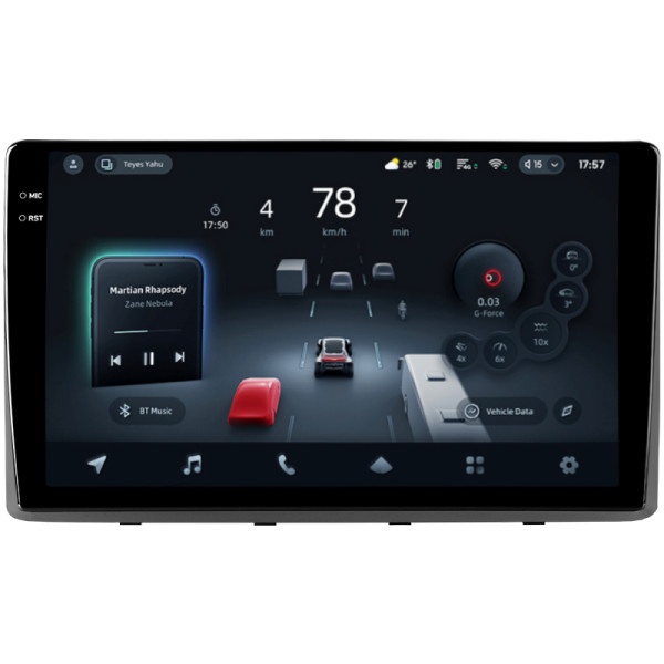 Штатна магнітола Teyes CC4 8+128 Gb Kia Carnival 3 YP (F1) 2014-2021 (A) 9" 2k