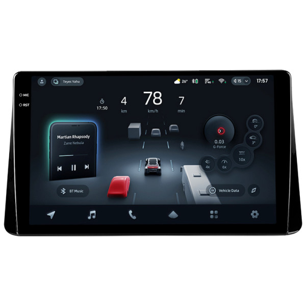 Штатна магнітола Teyes CC4 8+128 Gb Mitsubishi Eclipse Cross 1 2017-2021 (F2) 10" 2k