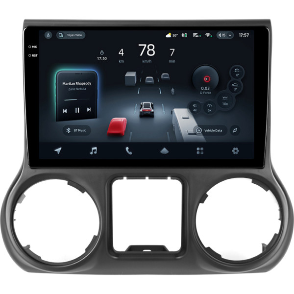 Штатна магнітола Teyes CC4 8+128 Gb Jeep Wrangler 3 JK 2010-2017 (L14) 10" 2k (L1)