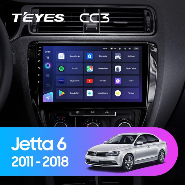 Teyes CC3 Volkswagen Jetta 6 2011-2018 10" Штатна магнітола