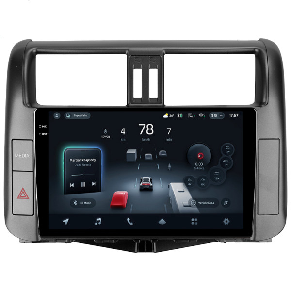 Штатна магнітола Teyes CC4 8+128 Gb Toyota Land Cruiser Prado 150 2009-2013 (C) 9" 2k (L2)