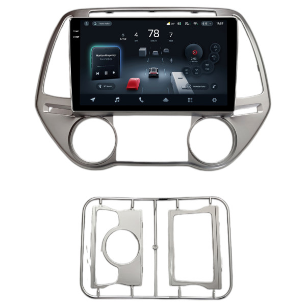Штатна магнітола Teyes CC4 8+128 Gb Hyundai i20 2012+ AT AC Sliver 9" 2k