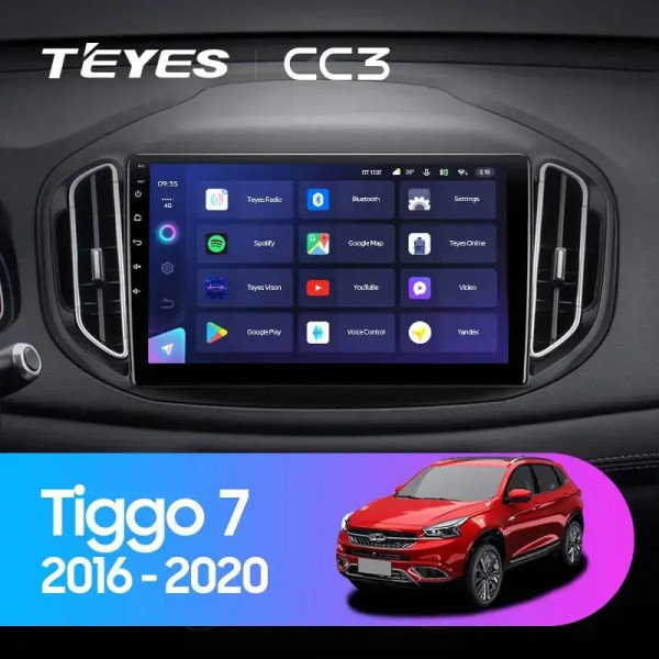 Teyes CC3 Chery Tiggo 7 1 2016-2020 10" Штатна магнітола