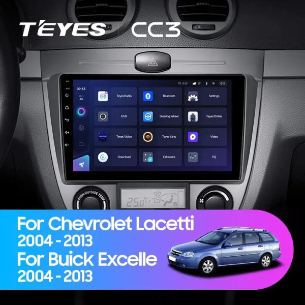 Teyes CC3 Chevrolet Lacetti J200, Buick Excelle Hrv 2004-2013 9" Штатна магнітола