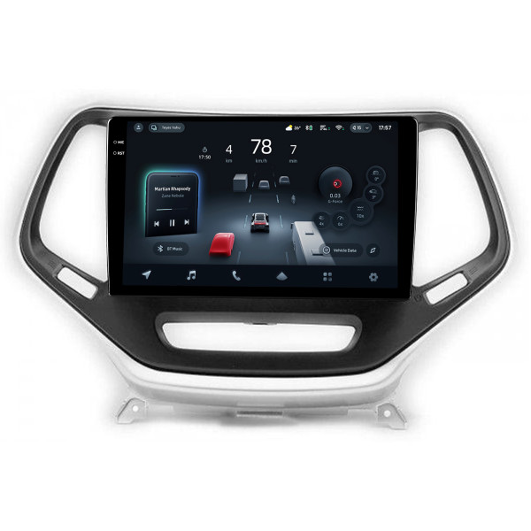 Штатна магнітола Teyes CC4 8+128 Gb Jeep Cherokee 5 KL 2014-2018 silver 10" 2k