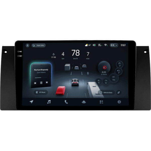 Штатна магнітола Teyes CC4 8+128 Gb BMW X5 E39 E53 1999 - 2006 9" 2k
