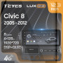 Teyes LUX ONE Honda Civic 8 FK FN FD 2005-2012 12.3" Штатная магнитола