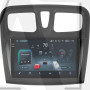 Штатна магнітола Teyes CC4 Pro 12+256 Gb Renault Logan 2 2012-2022 Sandero 2 2013-2022 (F1) (A) 9" 2k