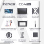 Штатна магнітола Teyes CC4 Pro 12+256 Gb Volkswagen POLO 5 (F1) 2008-2020 9" 2k