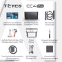 Штатна магнітола Teyes CC4 Pro 8+128 Gb Toyota Vios 2 2007-2013 9" 2k