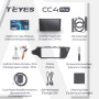 Штатна магнітола Teyes CC4 Pro 8+128 Gb Toyota Avalon 4 IV XX40 2012 - 2018 9" 2k (L1)