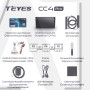 Штатна магнітола Teyes CC4 Pro 8+128 Gb Volkswagen Scirocco 3 III Mk3 2008-2014 (F5) 9" 2k (L1)