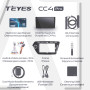 Штатна магнітола Teyes CC4 Pro 8+128 Gb Kia RIO 3 2011-2017 9" 2k