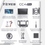 Штатна магнітола Teyes CC4 Pro 8+128 Gb Mitsubishi Lancer 10 CY 2007-2012 with buttons 9" 2k