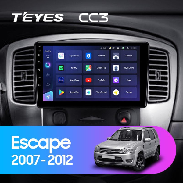 Teyes CC3 Ford ESCAPE 2007-2012 9" Штатна магнітола