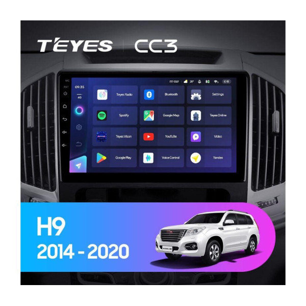 Teyes CC3 Great Wall Haval H9 2014-2020 10" Штатна магнітола