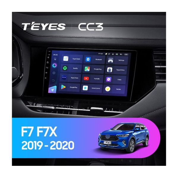 Teyes CC3 Great Wall Hover Haval F7 F7X 2019-2020 9" Штатна магнітола